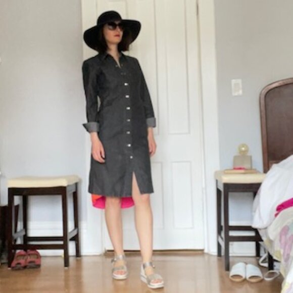 Long Denim Jean Jacket Jacob 90s - Picture 14 of 15